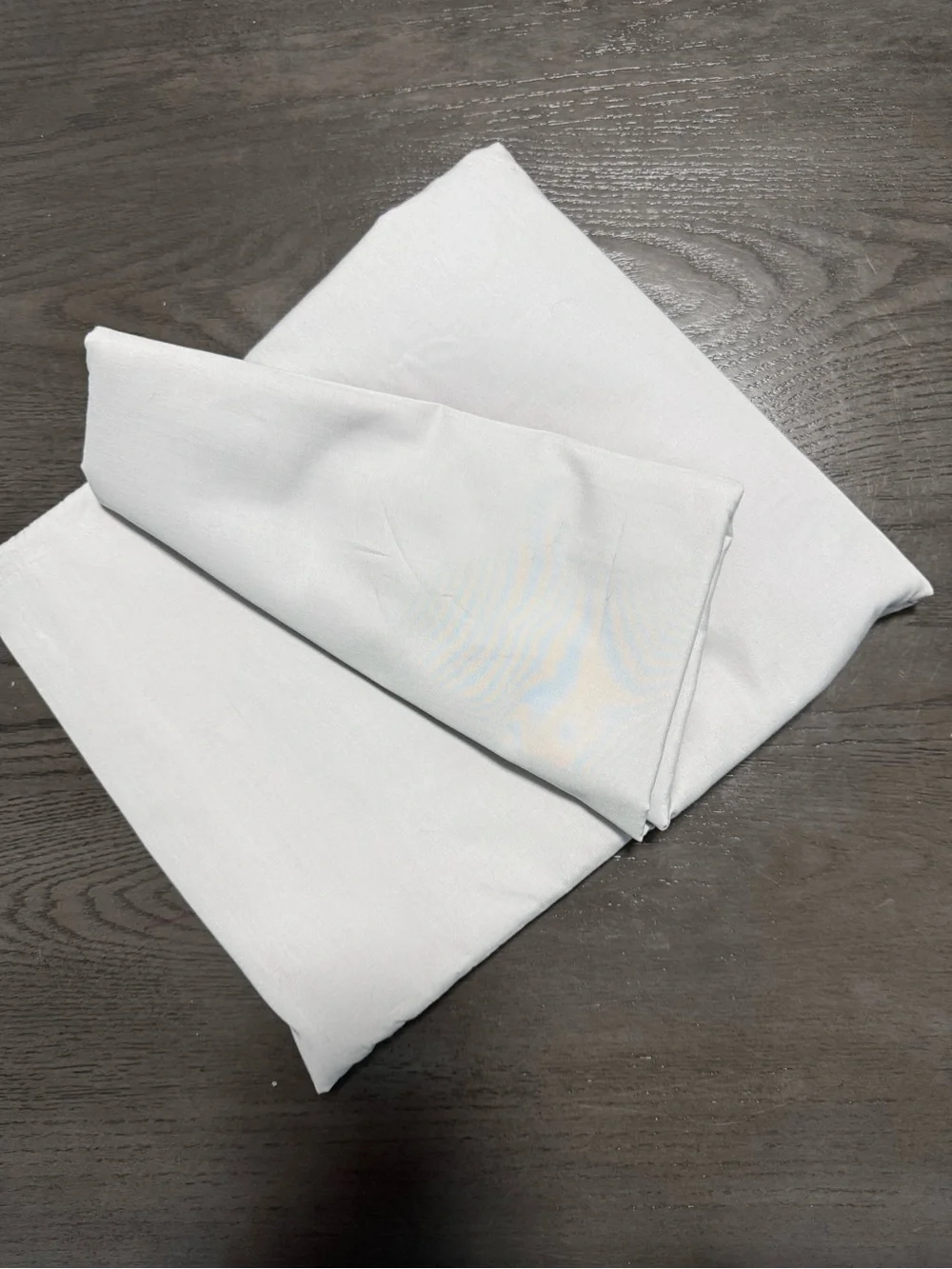Brooks Brothers Flat Sheet Size Queen 100% Organic Cotton Light Gray